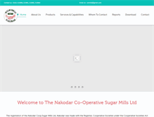 Tablet Screenshot of nakodarsugar.com